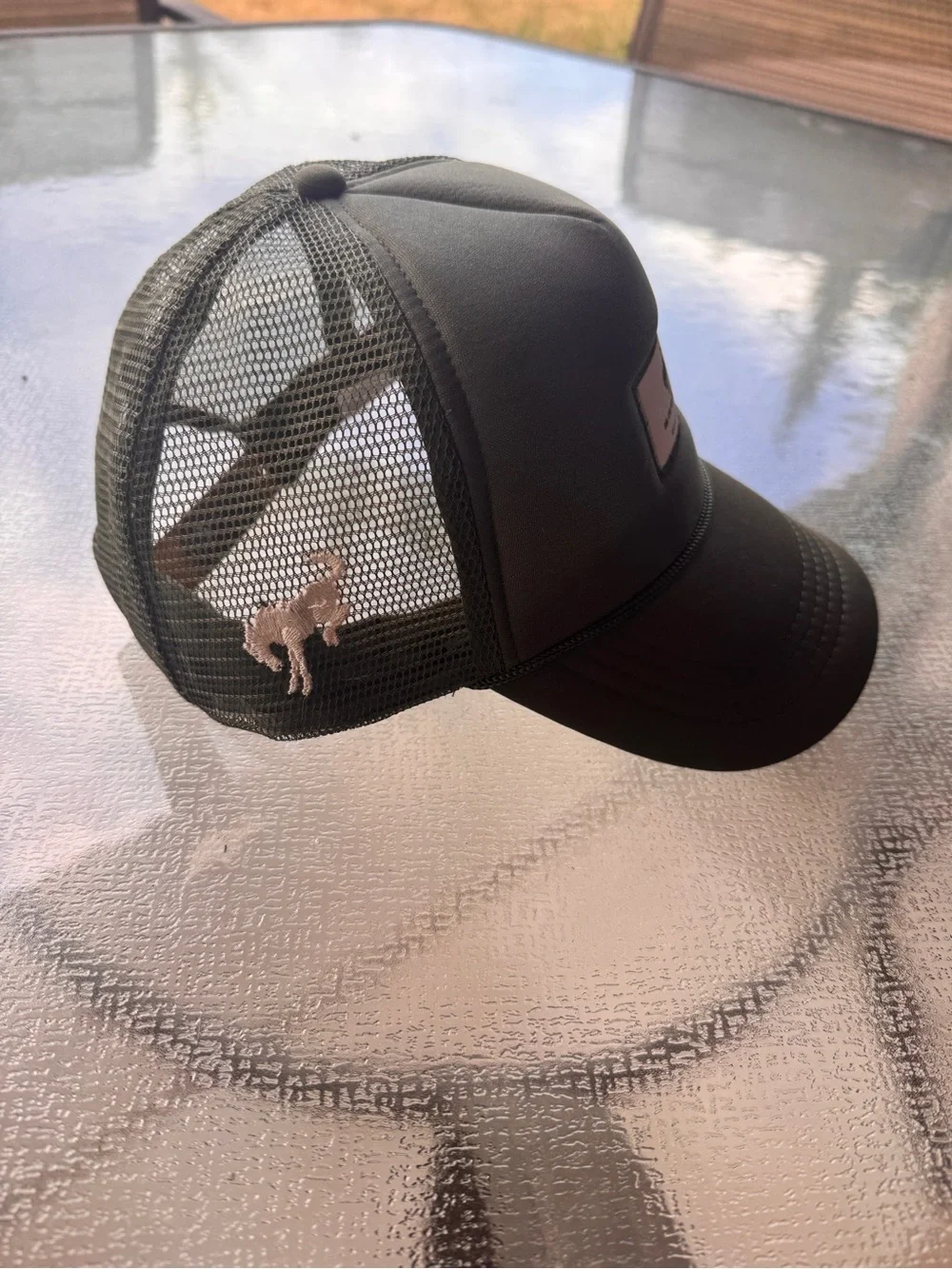 Olive Green Trucker Cap - Men Grooming Accessory